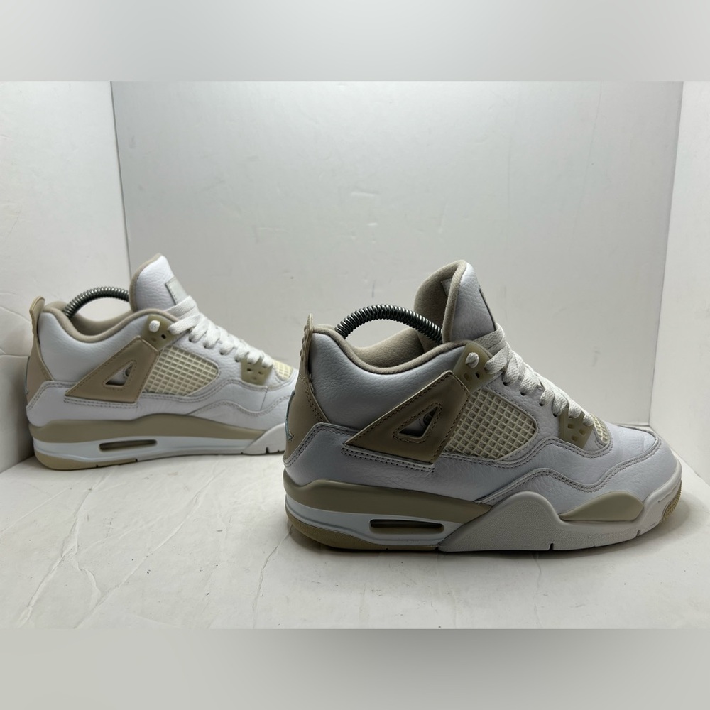 Nike Air Jordan Retro 4 “Sand Linen" (487724-118) White/Tan/Brown Size 5.5y